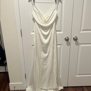 Elegant White Women's Dress
